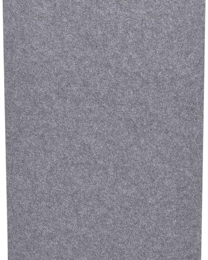 Stand Up Desk Store ReFocus Raw Freestanding Acoustic Desk Divider Privacy Panel to Reduce Noise and Visual Distractions (Castle Gray, 23.6" x 62")
