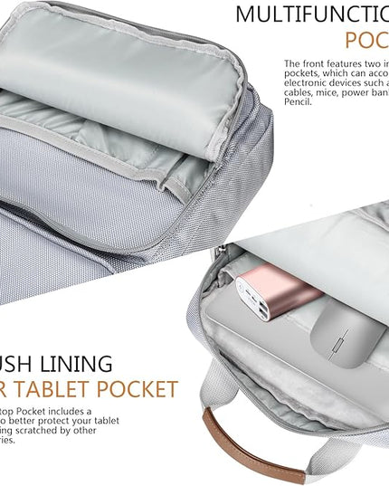 13.3-14 Inch Laptop Sleeve Bag, Laptop Bag for 14'' MacBook Pro M4 2024,14'' MacBook Pro M3&M2&M1 2023/2021, 13.6/13'' New MacBook Air M3/M2 2024/2022,Tab S8 Ultra 14.6",with Shoulder Strap(Silver)