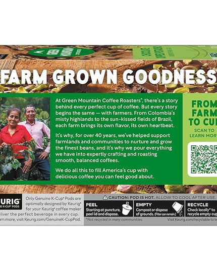 Green Mountain Coffee Roasters Chocolate Dipped Pistachio, Single-Serve Keurig K-Cup Pods, 6 Boxes of 10 (60 Count Total)