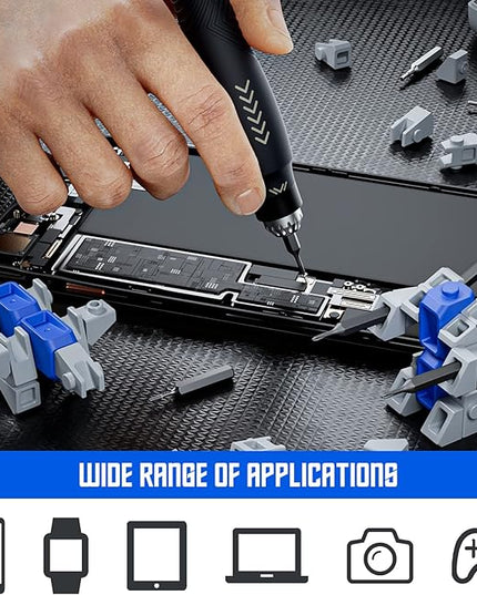 JAKEMY Precision Screwdriver Set: Building-block Screwdriver for Men, 25 in 1 Repair Tool Kit for Laptop, Computer, Macbook, iPhone, Watch, Eyeglasses