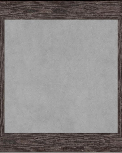 Amanti Art Black Framed Magnetic Board 26x26 Medium Vision Board for use with Magnets, 100% Metal Sheet to Display Items as Office Decor or for Home Organization in mudroom, Kitchen or Kids Room