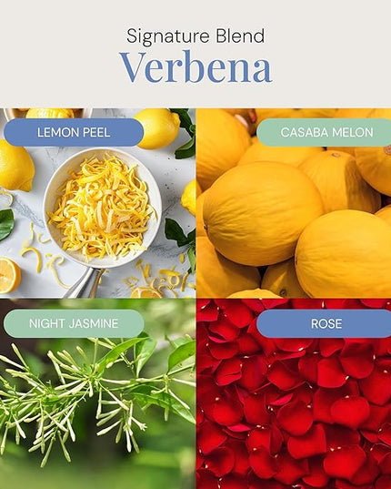 Verbena Aroma Oil, Essential Oils Blend for Diffusers & Scent Machines, Citrus, Floral, and Green Fragrance, Aromatherapy, Cold Air Diffuser Compatible, 300 mL