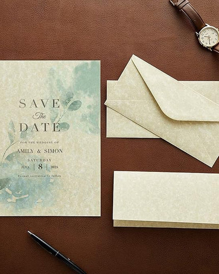 Best Paper Greetings Stationery Paper & Envelopes Set - 96-Pack, 8.5 x 11 Inch, Cream Textured - Letter Writing Paper for Love Letters & Invitations