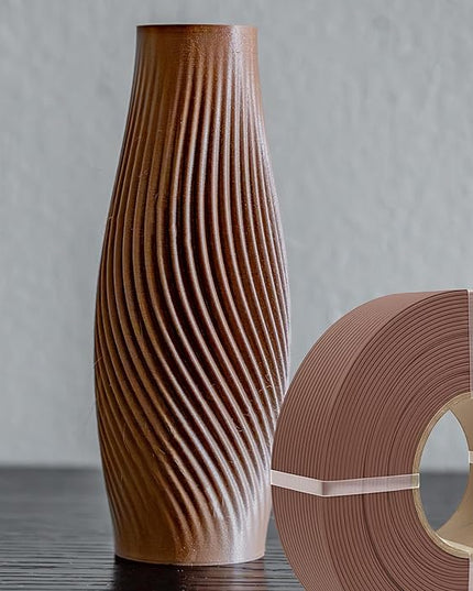 Polymaker Panchroma Refill Spool Matte Earth Brown PLA 3D Printing Filament Refill, Compatible with All Reusable Spools and All Major FDM 3D Printers, Tangle-Free, Vibrant Colors, 1.75mm 1kg