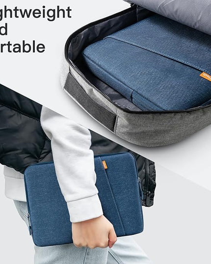 JETech Laptop Sleeve for 14-Inch MacBook Air/Pro, MacBook Pro M5/M4/M3/M2/M1 2021-2025, Waterproof Bag Case with Pocket, Compatible with 14 Inch Notebook (Navy)
