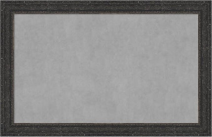 Amanti Art Black Framed Magnetic Board 29x45 Large Vision Board for use with Magnets, 100% Metal Sheet to Display Items as Office Decor or for Home Organization in mudroom, Kitchen or Kids Room