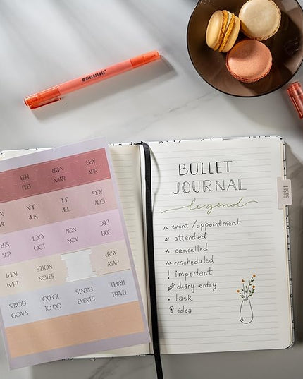 DIVERSEBEE Hardcover Lined Journal Notebook, Medium A5 (5.8 x 8.3 inches), 192 Pages, Thick Paper, Aesthetic Journals for Writing, Office School Bible Journaling Supplies (City on a Hill)