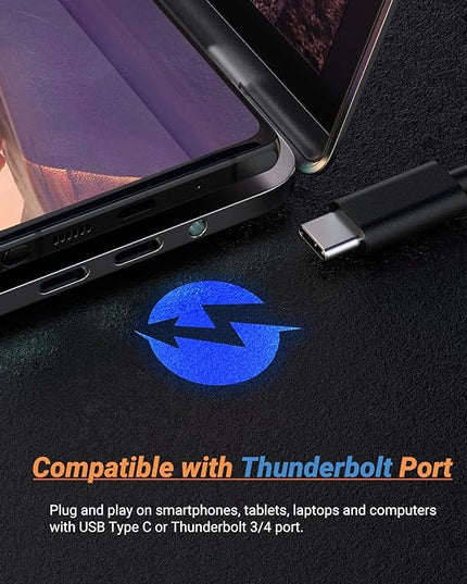 Cubilux 192KHz USB C Headphone Adapter for Google Pixel 9/8/7/6 Pro 8a/7a/6a, Type C to 3.5mm Dongle Compatible with iPhone 17/16/15 Pro Max, iPad Pro 13/12.9/11 iPad Air, 13/5th/4th, Galaxy S25/S24