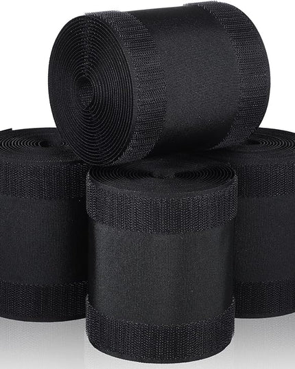 WILLBOND Carpet Cord Cover Cable Grip Floor Cover Cable Protector Management Only for Commercial Office Carpet(Black,39.37 ft)