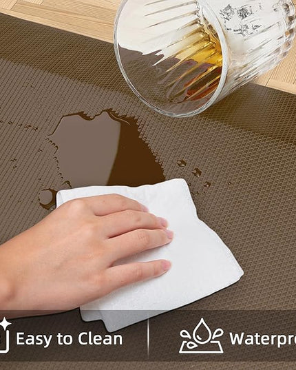 Anti Fatigue Kitchen Mats for Floor, Brown 9/10 Extra Thick Cushioned Standing Desk Mat, Comfort Memory Foam Ergonomic Kitchen Rugs and Mats Non-Slip Waterproof for Office, Kitchen, Sink, 20" x 39"