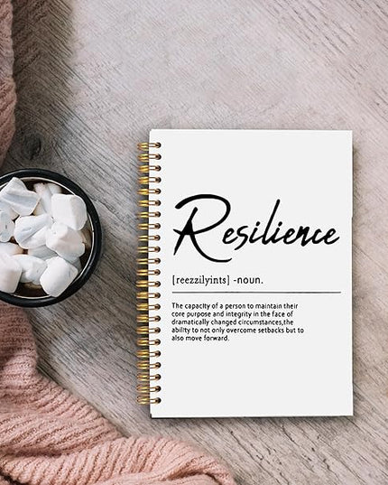 Inspirational Spiral Notebook,Inspirational Journal,Inspirational Journal for Women Men Writing,Grit Spiral Notebook 8.3×5.5 Inch
