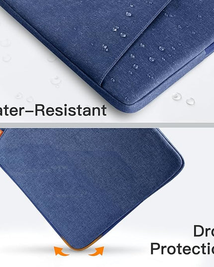 JETech Laptop Sleeve for 13-14Inch MacBook Air/Pro (M5/M4/M3/M2/M1) 2020-2025, 13-13.6 Inch Notebook, Waterproof Shock Resistant Bag Case with Accessory Pocket (Cobalt Blue)