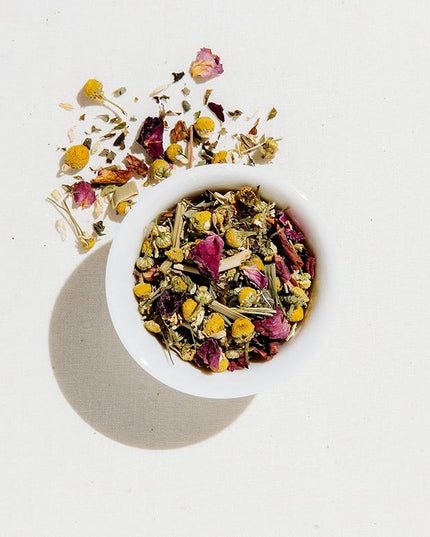 Art of Tea | Organic Sleep 1oz (Chamomile Tea, Spearmint, Valerian) | Wellness Loose Leaf Artisan Tea | Bedtime and relaxation tea