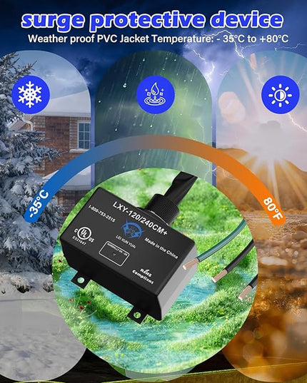 120/240CM+ Surge Suppressor Multi-Purpose Shunt Protector NEMA 4X UL Listed SPD Type 1 120/240VAC