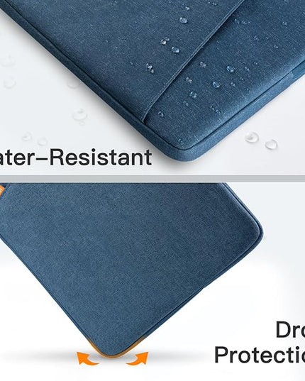 JETech Laptop Sleeve for 16-Inch MacBook Pro (M4 / M3 / M2 / M1, 2019-2024), Waterproof Bag Case with Pocket, Compatible with 16 Inch Notebook (Navy)