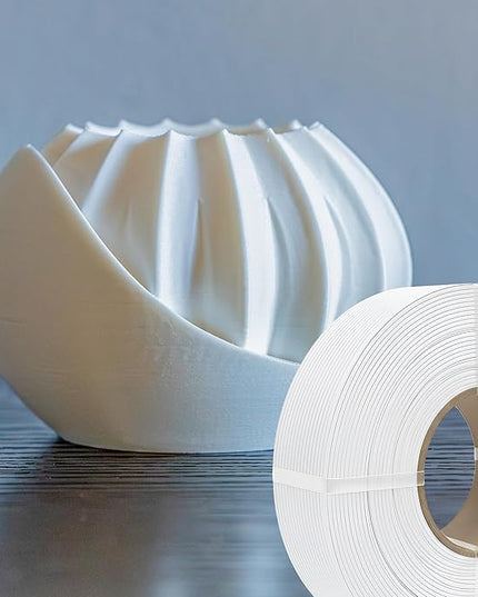 Polymaker Panchroma Refill Spool Matte Cotton White PLA 3D Printing Filament Refill, Compatible with All Reusable Spools and All Major FDM 3D Printers, Tangle-Free, Vibrant Colors, 1.75mm 1kg