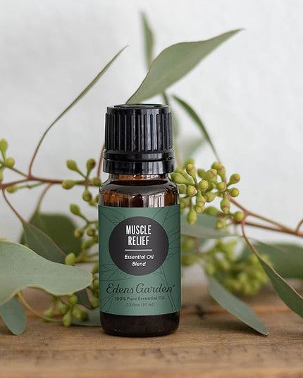 Edens Garden Muscle Relief Essential Oil Blend 100% Pure & Natural Best Recipe Therapeutic Aromatherapy Essential Oil Blends 118 ml (4 oz)