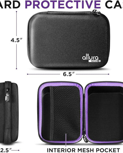Altura Photo Professional Camera Cleaning Kit for Full Frame DSLR & Mirrorless Cameras - Lens and Sensor Cleaner - Includes Case, Spray, Swabs, Blower, Brush, Tissue Paper