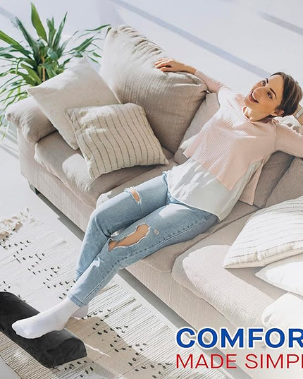Sealy Foot Rest for Under Desk at Work – Ergonomic Foot-Stool, Foot-Rest for Couch – Versatile Footrest Underdesk for Office & Home, Small Foot-Rest for Chair, Heated Footrest Under Desk
