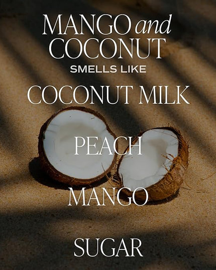 Sweet Water Decor Mango and Coconut Reed Diffuser Set - Pineapple, Mango, Orange, Coconut Milk Scented Diffuser for Home - Summer Home Decor and Air Freshener