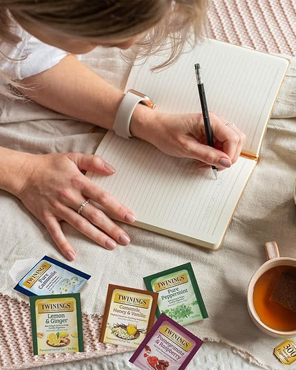 Twinings Herbal Tea Variety Pack, 20 Count (Pack of 1), Formerly Assorted Herbal, Includes 5 Flavours, Naturally Caffeine-Free, Enjoy Hot or Iced, 20 Teabags