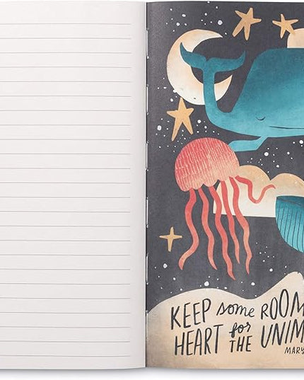 Compendium Softcover Journal - The universe is full of magical things. – A Write Now Journal with 128 Lined Pages, 5″W x 8″H