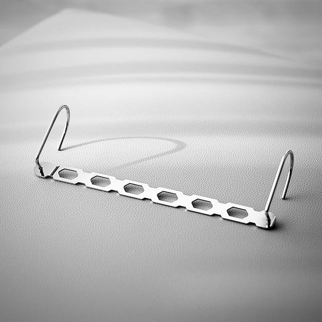 Space Saving Hangers for Clothes, 10 Pack Hanger Organizer Space Saver, Magic Metal Collapsible Closet Organizers, Multiple Hangers in One, College Dorm Room Essentials (V2.0)
