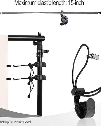 EMART Photography Backdrop Stand, 8 x 8 ft Adjustable Photo Background Holder, Back Drop Banner Support Frame Kit for Photoshoot Video Studio, Birthday Party