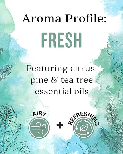 Aura Cacia Fresh Essential Oil Blend, Boxed 0.25 fl. oz. - Light Aroma, No Synthetic Fragrances