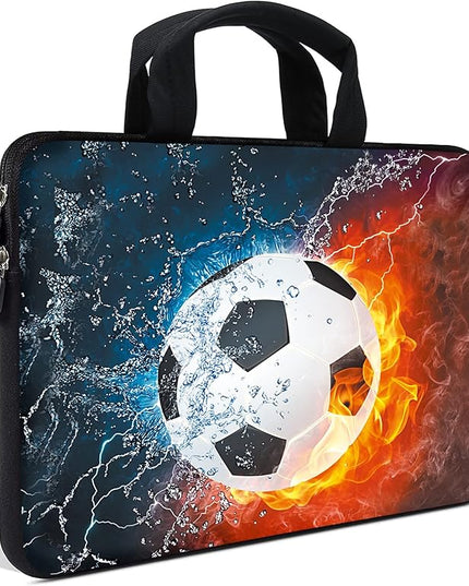 AMARY 11.6" 12 inch Laptop case Neoprene Notebook Carrying Pouch Chromebook Bags Laptop Sleeve Ultrabook Case Tablet Cover Fit Apple MacBook Air HP DELL Lenovo Asus Samsung (Soccer)