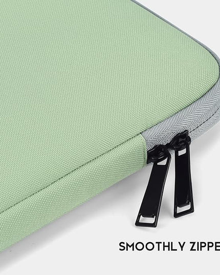 Laptop Sleeve 17 17.3 inch, Padded Travel Case for HP 17 inch Laptop/Envy 17 / Pavilion 17, Water-Resistant Portable Computer Protective Pouch Bag -Mint Green
