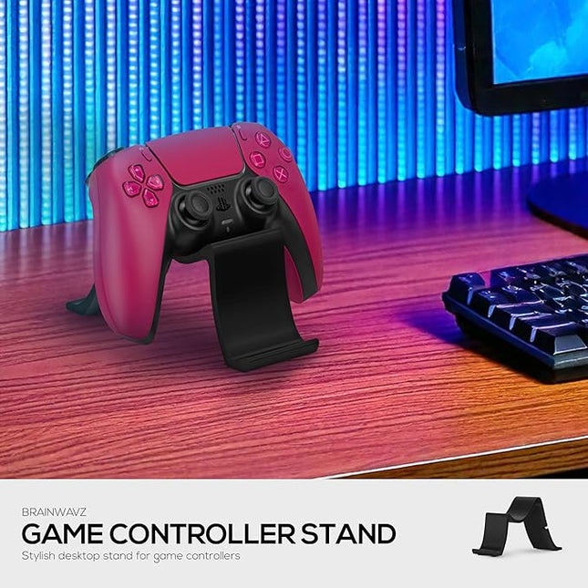 Desktop Game Controller Stand Holder – Stylish, Minimal Wave Design, Suitable for PS5, Xbox, Switch, PC & Retro Gamepads - by Brainwavz (UGDS11)