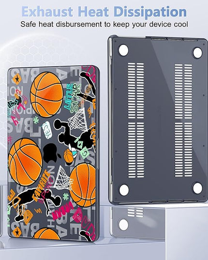 May Chen Case for MacBook Pro 14 inch, Models A2442 A2779 A2918 A2992 A3401 A3185 A3112 A3434, M1 M2 M3 M4 M5 Chip (2021-2025 Release), Plastic Hard Shell Case with Keyboard Cover, Boy Baseball