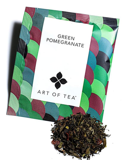 Art of Tea | Pomegranate Green Tea | 12 Count Sampler Box