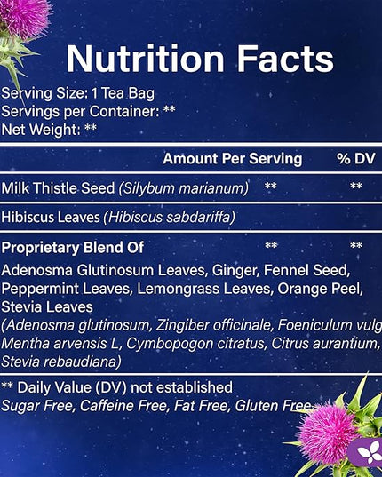 FreshDrinkUS, Premium Liver Detox Tea Bags | 135 Count | Eco-Conscious Corn Fiber Tea Bags | Ayurvedic Stomach Relief & Liver Support | Vegan, Caffeine Free, Kosher