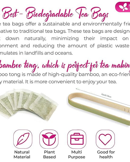 FreshDrinkUS, Premium 75 Marshmallow Root and Leaf Tea Bags, 100% Natural & Pure. Loose Leaf Marshmallow Herbal Tea. Made with Eco-Conscious Tea Bags. No Sugar, No Caffeine, No Gluten, Vegan.