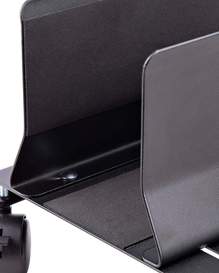 StarTech.com Computer Tower Cart, Rolling Mobile CPU Caddy on Wheels, Max Load 46.3lb/21kg, Adjustable Desktop Case Mount