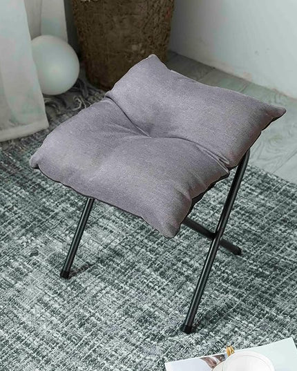 Foldable Foot Rest Stool for Under Desk or Sofa - Office Footrest Ottoman, Portable Leg Rest for Home & Office (Grey)