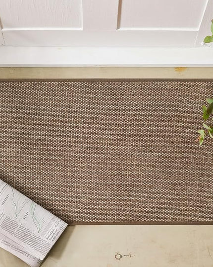 Artoid Mode Washable Kitchen Rugs and Mats Doormat Non Skid, Absorbent Rugs for Kitchen Floor Door Mat Front of Sink Hallway 17x29 Inch
