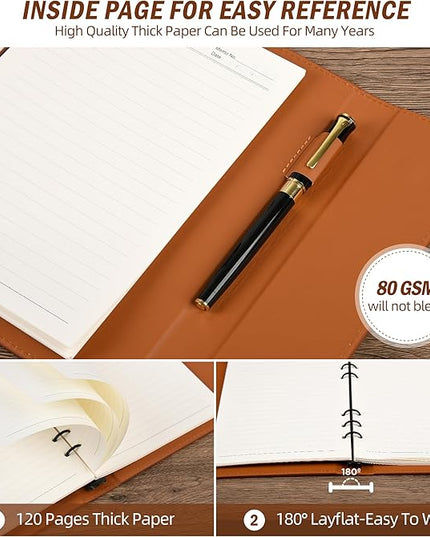 Proud Of You Thank You Farewell Gifts For Coworkers, Leather Notebook,Teacher Retirement Gifts For Women And Man,Leaving Job Goodbye,Volunteer Appreciation Gifts (Congratulations Gift)
