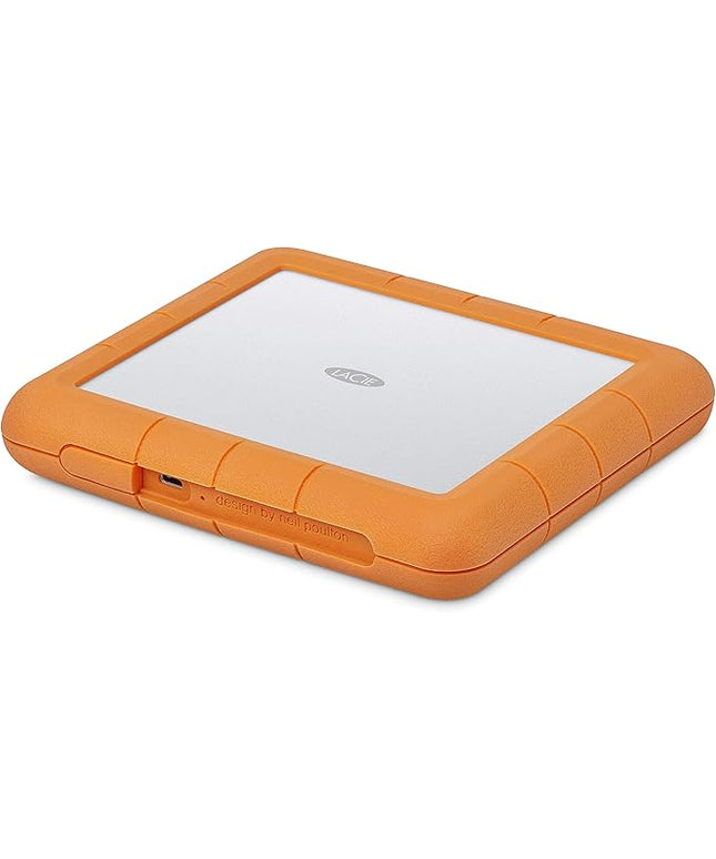 LaCie Rugged Raid Shuttle 8TB External Hard Drive Portable HDD - USB-C USB 3.0 Compatible, Drop Shock Dust Water Resistant, for Mac and PC Computer Desktop Laptop, 1 Mo Adobe CC (STHT8000800)