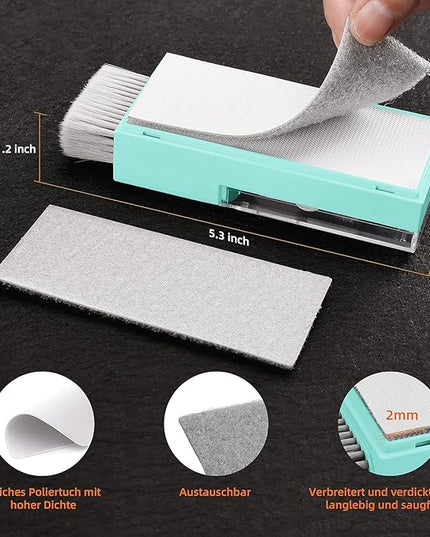 Laptop Screen Keyboard Cleaner Kit, All in 1 Electronics Cleaning Tool for MacBook iPad iPhone Pro Cell Phone, Brush Tool for Tablet, Computer, PC Monitor,TV Camera Lens with Patent