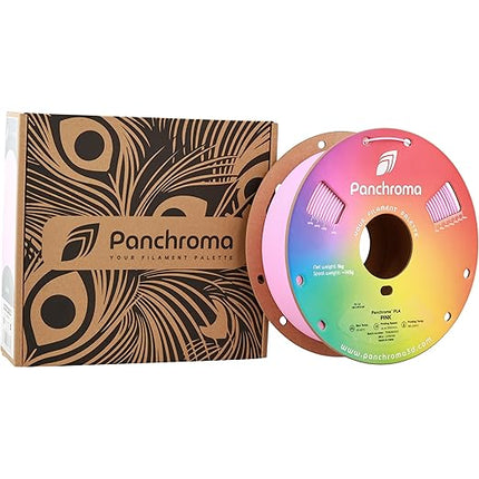 Panchroma PLA Pink 3D Printer Filament, 1.75mm, 1kg Spool, Easy to Print, High Speed Printing, Tangle Free, AMS Compatible, Perfect for Toys, Decor, Miniatures, Models & Cosplay