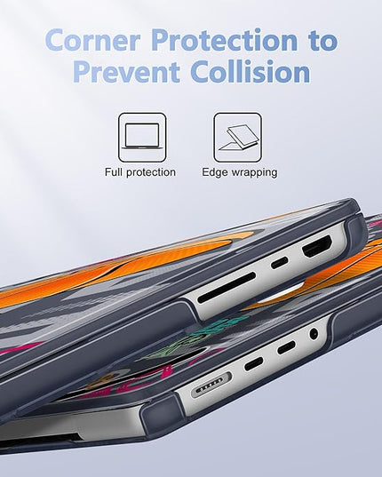 May Chen Case for MacBook Pro 14 inch, Models A2442 A2779 A2918 A2992 A3401 A3185 A3112 A3434, M1 M2 M3 M4 M5 Chip (2021-2025 Release), Plastic Hard Shell Case with Keyboard Cover, Boy Baseball