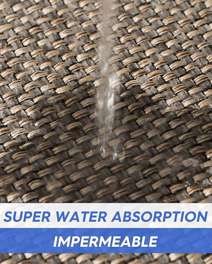Artoid Mode Non Skid Washable Kitchen Rugs Mats Doormat, Rubber Backing Absorbent Rugs for Kitchen Door Mat Kitchen Mats Floor Mats Front of Sink 17x60 Inch