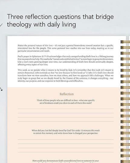 Official Spiral Bible® The Bible in a Year | 52 Week Guided Bible Study & Daily Reading Plan | Spiritual Companion & Journal for Adults & Teens | 8.5" x 11" Notebook