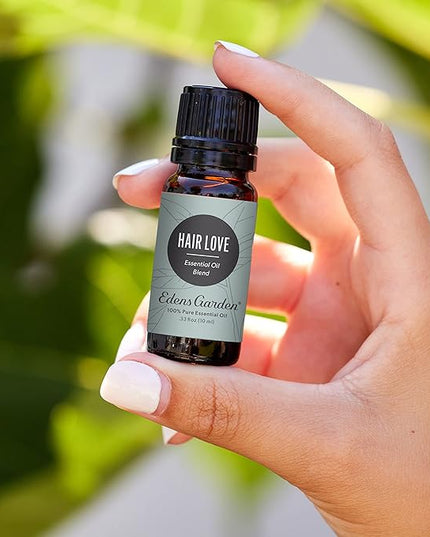 Edens Garden Hair Love Essential Oil Blend- 100% Pure Premium Grade, Undiluted, Natural, Therapeutic, Aromatherapy, The Best for Skin, Hair, Face 118 ml (4 fl oz)