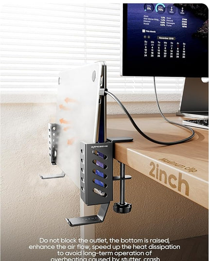 Laptop Holder Vertical, Laptop Stand for Desk