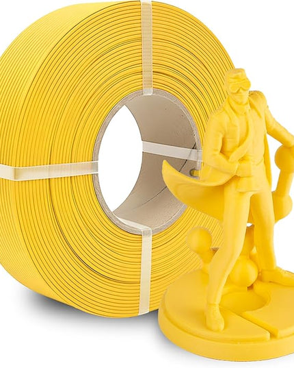 Polymaker Panchroma Refill Spool Matte Savannah Yellow PLA 3D Printing Filament Refill, Compatible with All Reusable Spools and All Major FDM 3D Printers, Tangle-Free, Vibrant Colors, 1.75mm 1kg