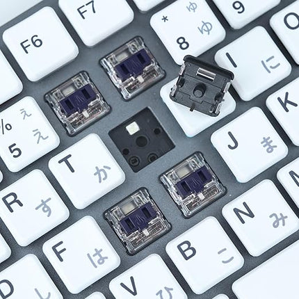 Kailh PG1350 Choc V1 70PCS Mechanical Keyboard Switch kailh Low Profile switches Chocolate Mechanical Keyboard Switch RGB SMD 5-Pin Kailh Switches (Dark Blue,70Pcs)